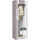 Bibs Ivory Glass Boheme Baby Bottle Round Latex Medium Flow