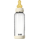 Bibs Ivory Glass Boheme Baby Bottle Round Latex Medium Flow