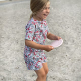 Petit Crabe Poppy & Daisy P Luna Boatneck Uv-Shirt S/S - Made With Liberty© Fabric