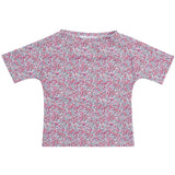 Petit Crabe Wiltshire Bud Luna Boatneck Uv-Shirt S/S - Made With Liberty© Fabric