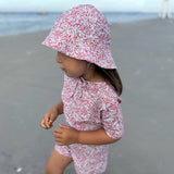 Petit Crabe Wiltshire Bud Luna Boatneck Uv-Shirt S/S - Made With Liberty© Fabric