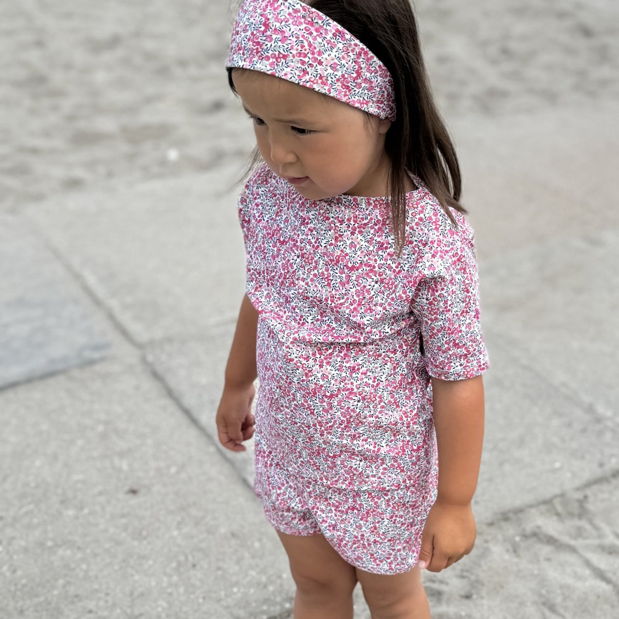 Petit Crabe Wiltshire Bud Luna Boatneck Uv-Shirt S/S - Made With Liberty© Fabric