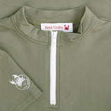 Petit Crabe Olive Max Half Zip Uv-Swim Shirt S/S