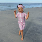 Petit Crabe Wiltshire Bud Natsu Sunsuit S/S - Made With Liberty© Fabric