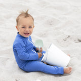 Petit Crabe Sapphire Lou Basic Sunsuit L/S