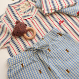 Flöss Red/Blue stripes Miles Shirt