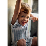 THE NEW Siblings X Luksusbaby Blue Fog Striped Ojo Shorts