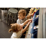 THE NEW Siblings X Luksusbaby Blue Fog Striped Ojo Shorts