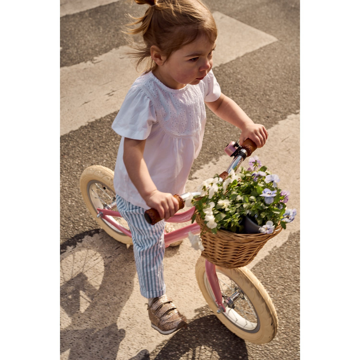 THE NEW Siblings X Luksusbaby Blue Fog Striped Ojo Pants