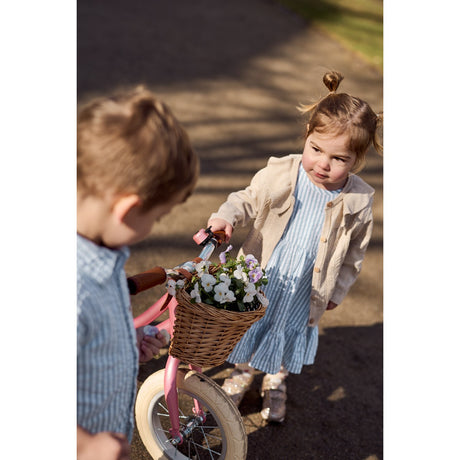 THE NEW Siblings X Luksusbaby Blue Fog Striped Ojo Dress