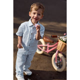 THE NEW Siblings X Luksusbaby Blue Fog Striped Ojo Pants