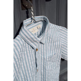 THE NEW Siblings X Luksusbaby Blue Fog Striped Ojo Shirt