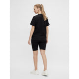 Mama;licious Black Mlsally Solid T-Shirt & Shorts Set Noos