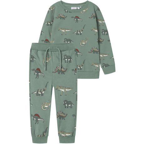 Name It Green Bay Nmmnenean Ls Swe Bru Pb Set