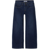 Name It Dark Blue Denim Nkfrose Wide Jeans 8808-Dt Tb