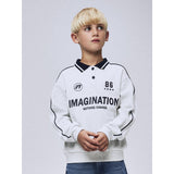 Name It Light Grey Melange Nkmkris Ls Nreg Polo