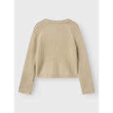 Name It Doeskin Nkfrikine Ls Short Knit Pullover P