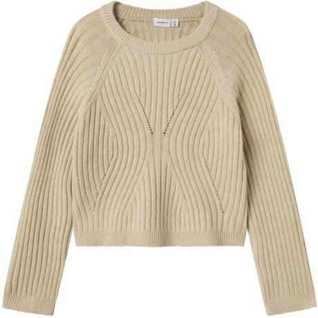 Name It Doeskin Nkfrikine Ls Short Knit Pullover P
