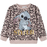 Name It Burnished Lilac Nmfjanni Stitch Nreg Sweat Unb Wdi