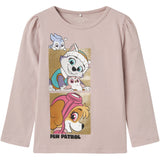 Name It Burnished Lilac Nmfjoana Paw Ls Top Box Noos Cplg