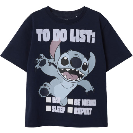 Name It Navy Blazer Nmmjudd Stitch Nreg Ss Top Wdi