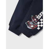 Name It Navy Blazer Nmmjo Spider Nreg Swe Pants Unb Mar