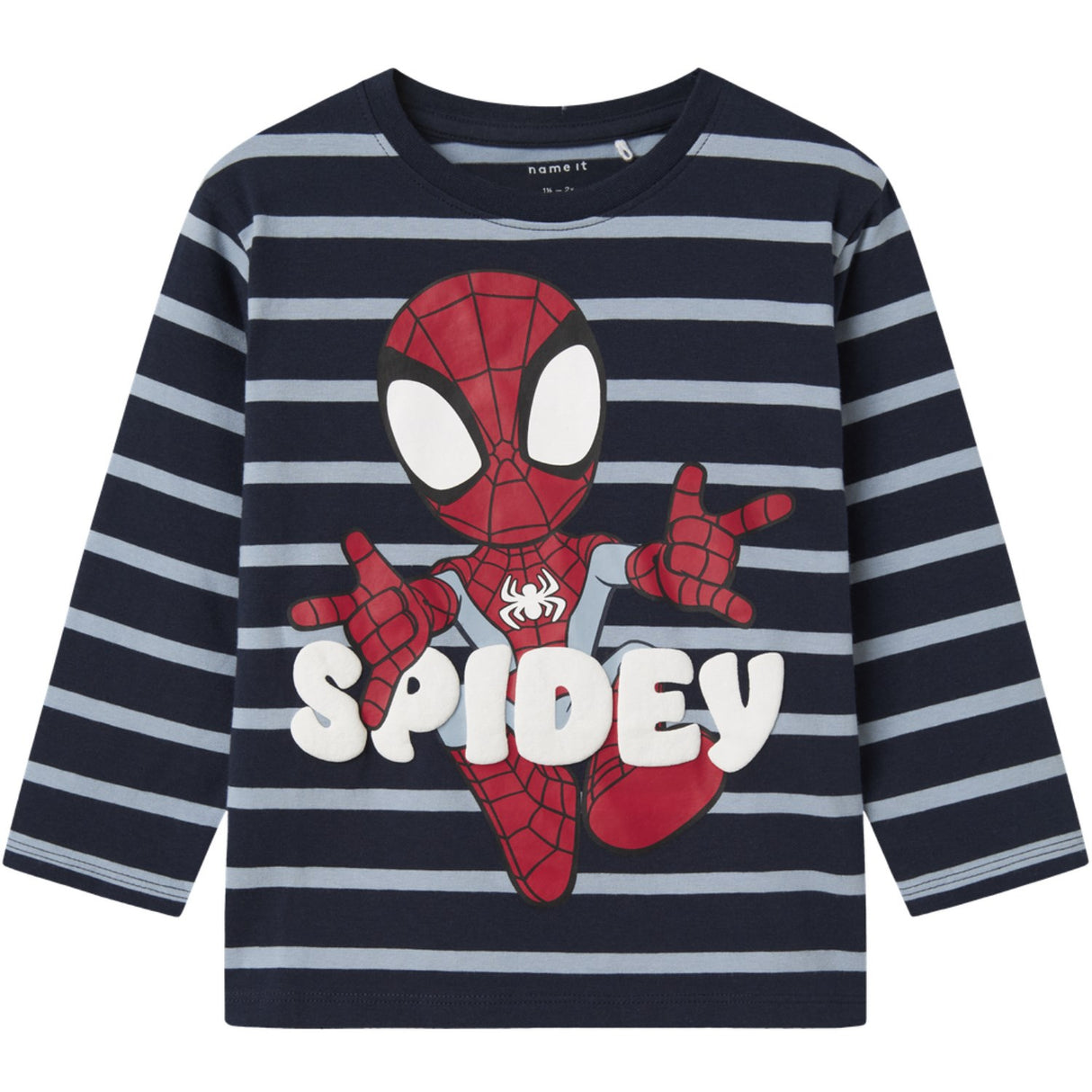 Name It Navy Blazer Dusty Blue Nmmjosue Spider Nreg Ss Top Mar