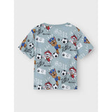 Name It Dusty Blue Nmmjubi Paw Nreg Ss Top Cplg