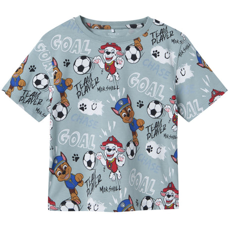 Name It Dusty Blue Nmmjubi Paw Nreg Ss Top Cplg