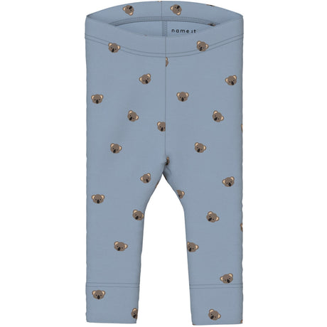 Name It Dusty Blue Nbmlialo Slim Leggings