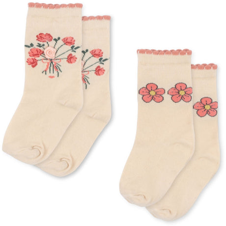 Konges Sløjd Rose Mix 2 Pack Rose Socks
