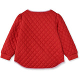 Fliink Pompeian Red Aop Kota Berry Jacket