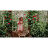 Fliink Cloud Dancer Pink Stripe Addie Dress