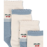 Konges Sløjd Cherry Mix 2 Pack Cherry Socks