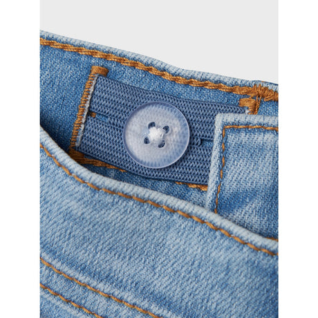 Name It Light Blue Denim Nmmsilas Slim L Dnm Shorts 3339-Is Tb