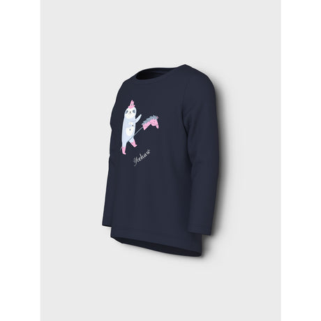 Name It Navy Blazer Yeehaw Nmfvix Ls Top