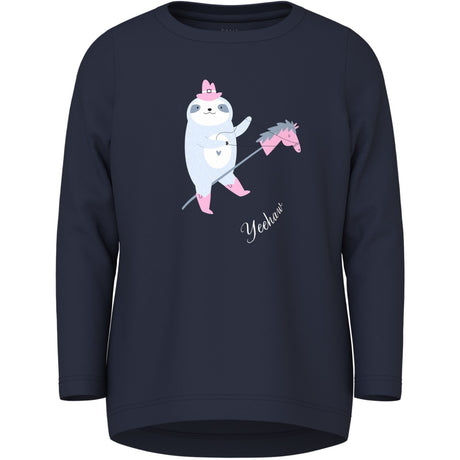 Name It Navy Blazer Yeehaw Nmfvix Ls Top