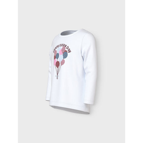 Name It Bright White Balloons Nmfvix Ls Top