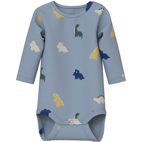 Name It Dusty Blue Dino Nbmvroels Ls Body Box