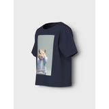 Name It Navy Blazer Boxing Hamster Nmmvoto Ss Nreg Top