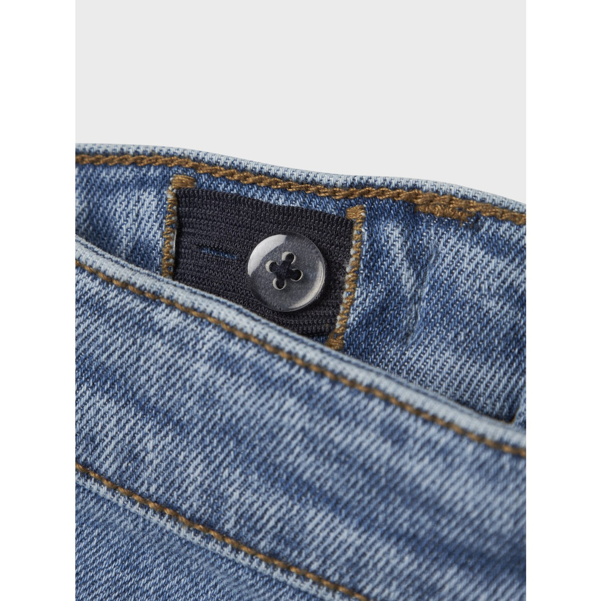 Name It Medium Blue Denim Bow Embroidery Nmfbella Mom Emb Jeans 1224-Sm Noos