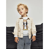 Name It Light Grey Melange Nmmkamden Ls Sweat Unb