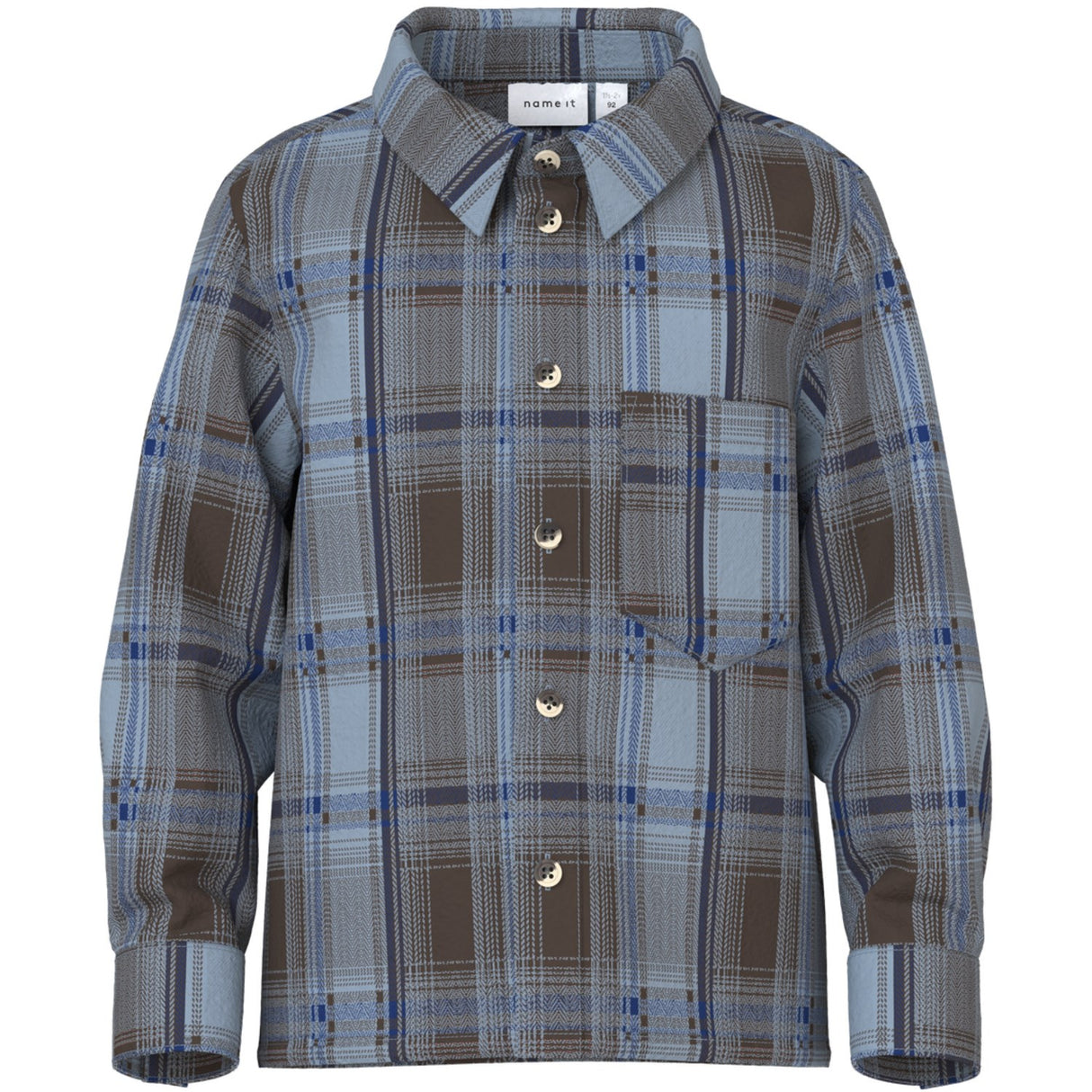 Name It Turkish Coffee Nmmlars Ls Nr Shirt