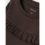 Name It Seal Brown Nmflalla Xsl Ls Top