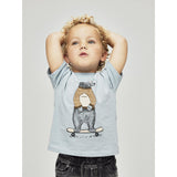 Name It Dusty Blue Nmmlinden Ss Nreg Top Box