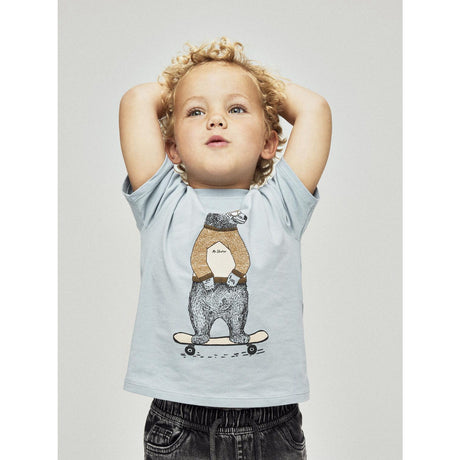 Name It Dusty Blue Nmmlinden Ss Nreg Top Box