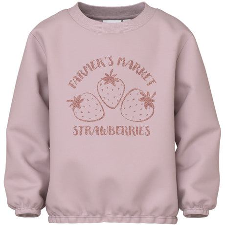 Name It Burnished Lilac Strawberries Nmfviluba Ls Nreg Sweat Unb