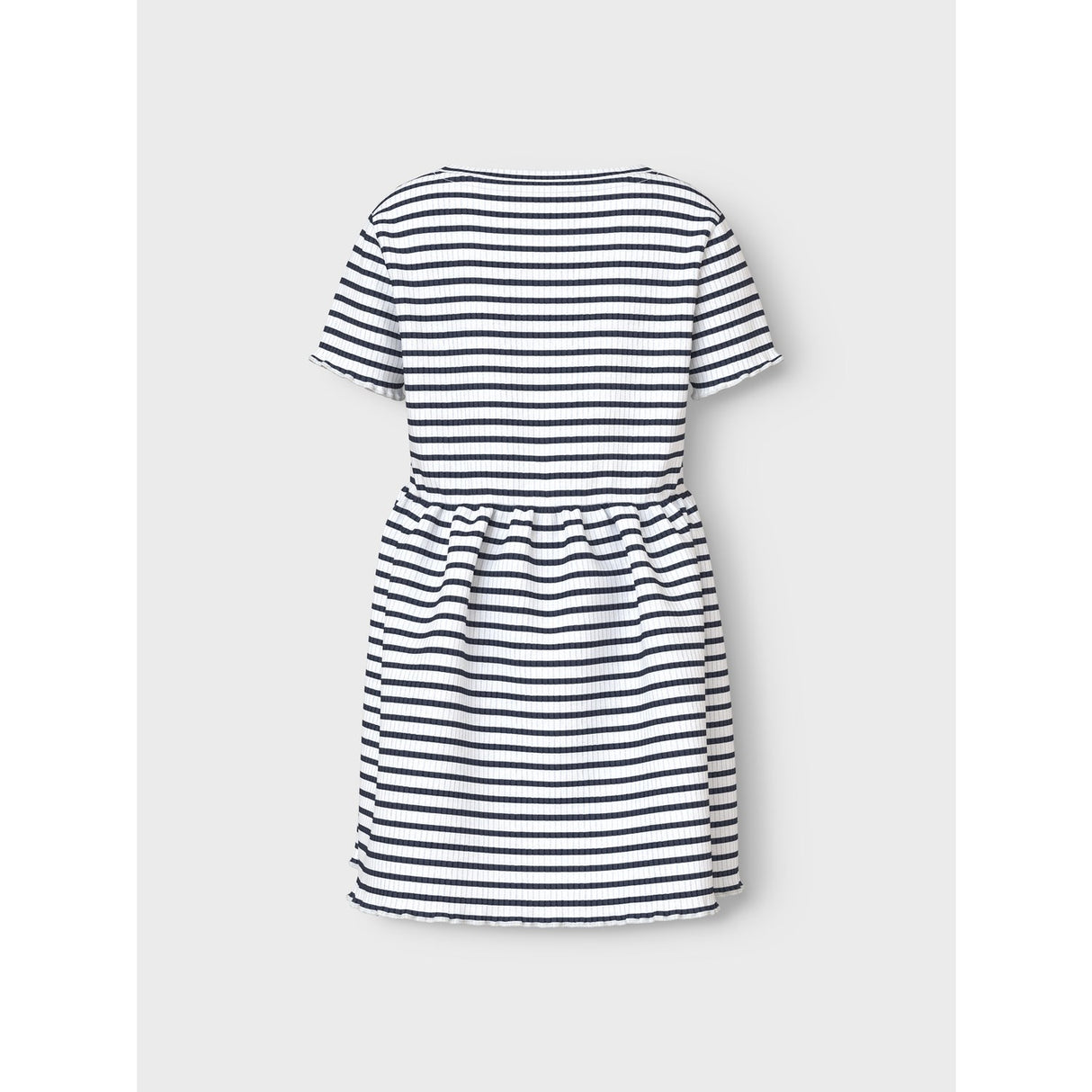 Name It Bright White Blue Nmfvemma Ss Dress