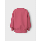 Name It Rapture Rose Crane Nmfvalona Ls Long Rlx Sweat Unb