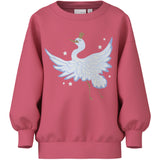 Name It Rapture Rose Crane Nmfvalona Ls Long Rlx Sweat Unb